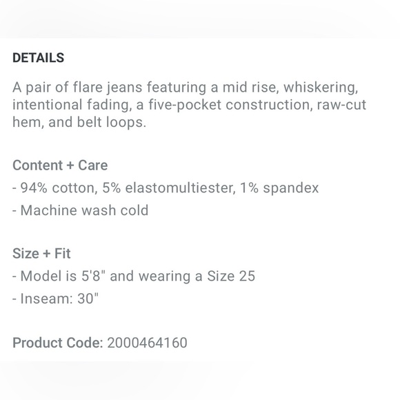 NWT Forever 21 Mid-rise Flare Jeans Washed Black - Picture 4 of 11